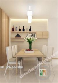 Thiết kế nội thất chung cư cao cấp Golden Palace Mễ Trì - Căn 01
