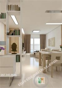 Thiết kế nội thất căn hộ cao cấp tại Golden Palace - Căn B1
