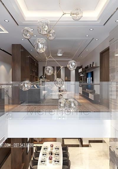 Thiết kế nội thất căn hộ Penthouse chung cư Golden Palace