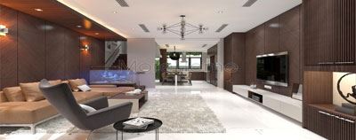 Thiết kế và thi công nội thất biệt thự Garmuda Hiện Đại - Anh Tùng