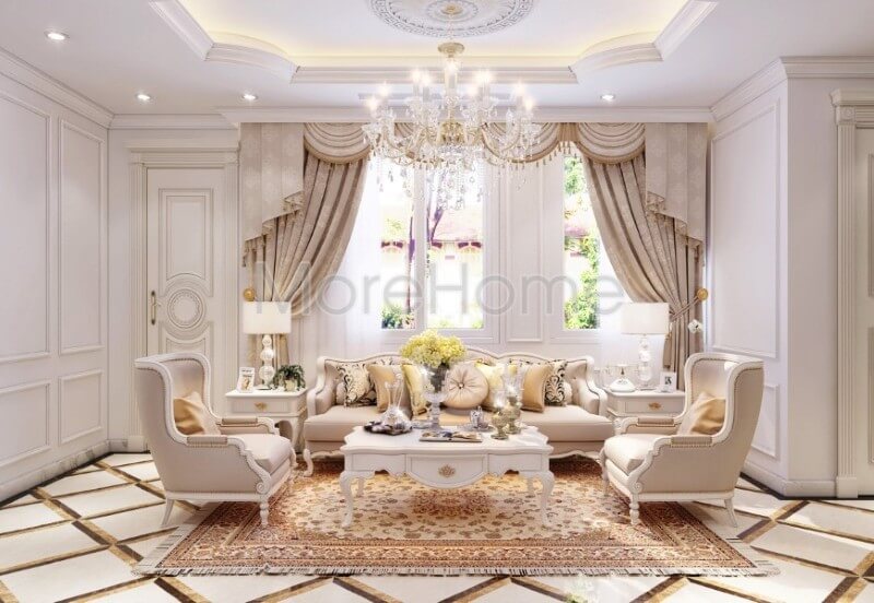 Mẫu sofa tân cổ điển đẹp