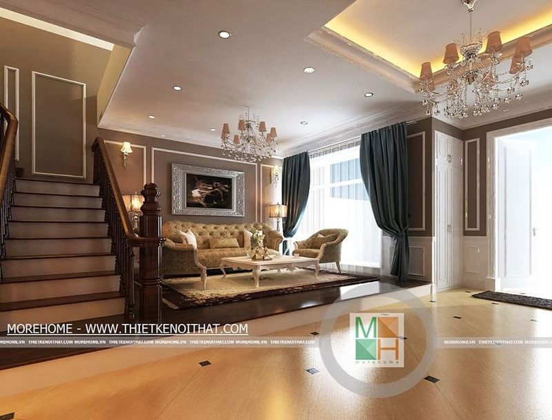 Mẫu sofa tân cổ điển đẹp
