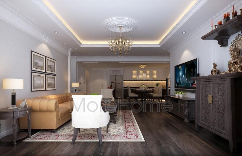 Bộ sofa đẹp được coi là điểm nhấn của không gian tiếp khách sang trọng và đẳng cấp sofa tân cổ điển