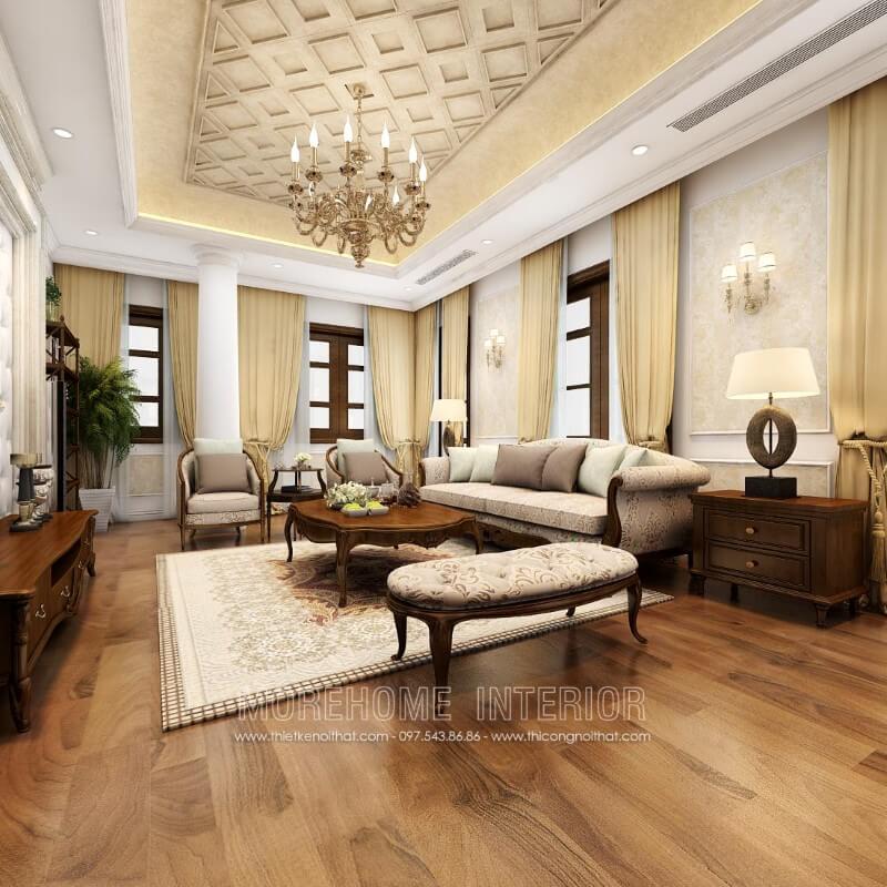 Tô điểm cho phòng khách của gia đình bạn thêm phần sang trọng, đẳng cấp bằng mẫu Sofa tân cổ điển đẹp sofa tân cổ điển