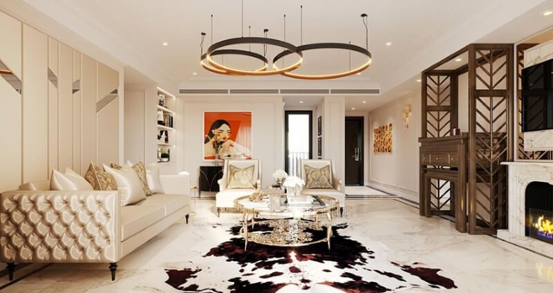 Mẫu sofa tân cổ điển đẹp, sang trọng