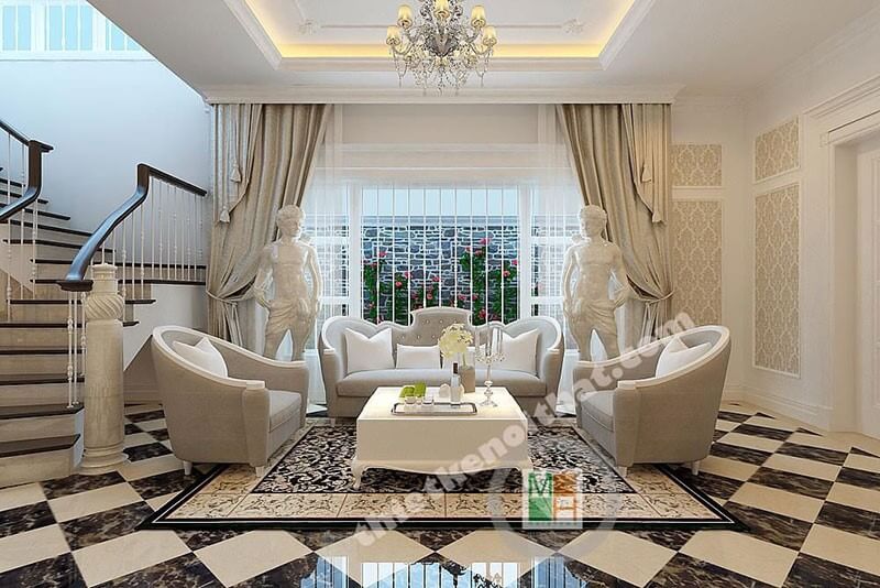 Mẫu sofa tân cổ điển đẹp, sang trọng