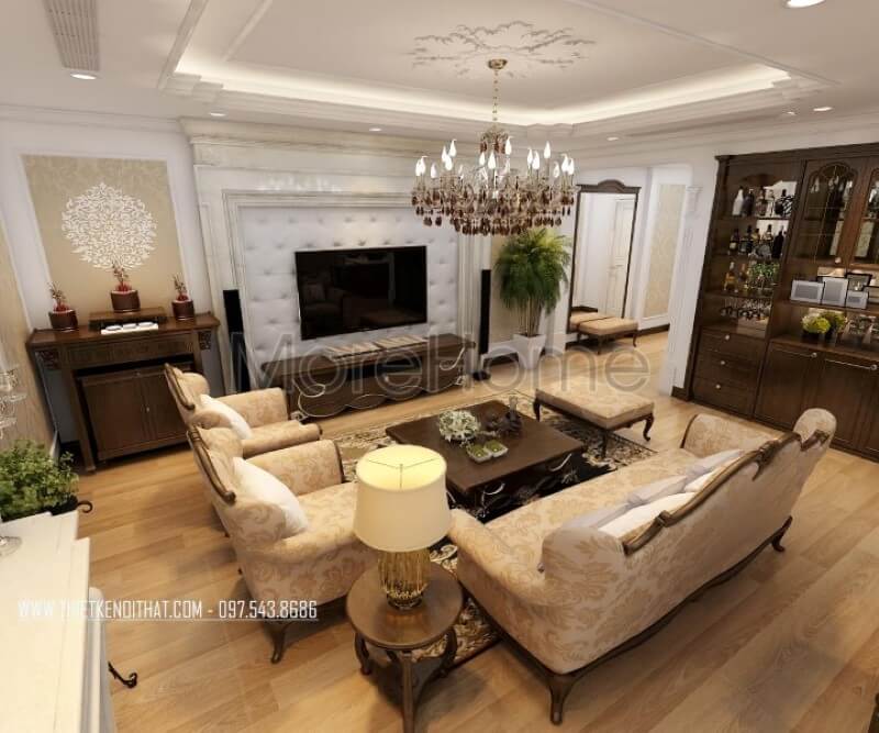 Mẫu sofa cao cấp độc đáo và ấn tượng được thể hiện qua từng đường nét chạm khắc khéo léo tinh xảo Mẫu sofa tân cổ điển đẹp, sang trọng và đẳng cấp