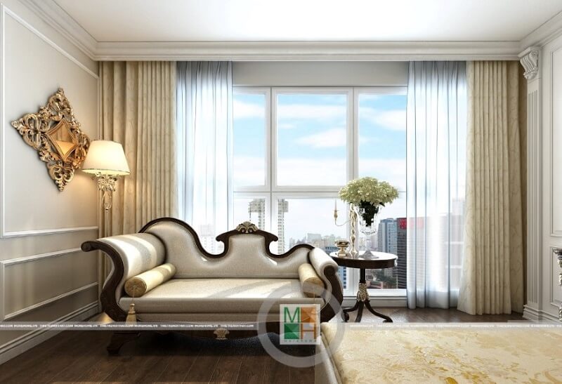 Mẫu ghế sofa phòng ngủ đẹp với kiểu dáng tân cổ điển cùng đường nét uốn lượn đầy nghệ thuật Mẫu sofa tân cổ điển đẹp, sang trọng và đẳng cấp